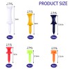 TRKETK 60 Pcs Mixed Sizes Castle Golf Tees Plastic Golf