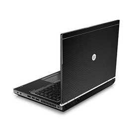 LidStyles Vinyl Protection Skin Kit Decal Sticker Compatible with Hp Elitebook 8460p (Black Carbon Fiber)