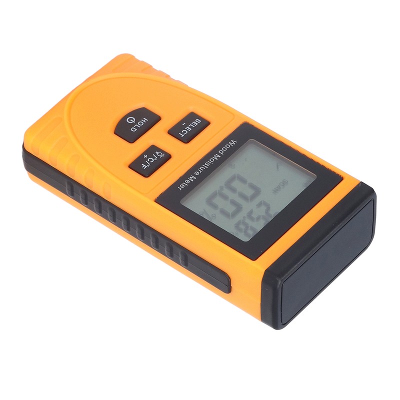 Inductive Wood Moisture Meter High Accuracy LCD Display Lumber Moisture