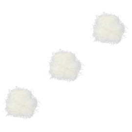 Operitacx Pack of 3 Crinkle Paper Tipped Tissue Paper Filling Ruffle Basket Lafit Grass Paper Grass Paper for Gift Wrapping Raffia Shredded Paper Decorate Gift Box Filler White