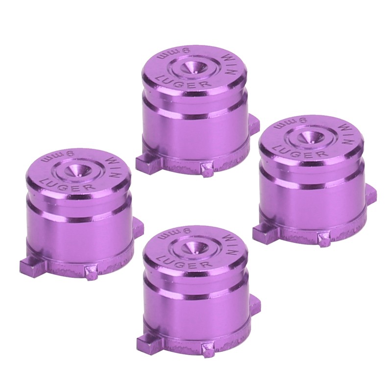 2 Sets Aluminium Alloy Function Assist Button Controller Replacement Parts