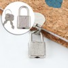 10pcs Mini Luggage Locks Small Padlock with Keys Diary Padlock