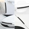 Pack of 8 Carbon Fibre Pattern Car Door Edge Stickers,