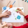 SANNIX 6 Stück Bleistiftgriffe für Kinder Handschrift, Stifthalter für Kinder,
