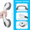 ACWOO Grab Handles for Seniors, 2 Piece Shower Handle, Suction