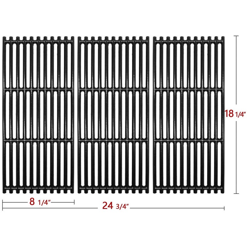 Hongso 18 1/4 Inch Porcelain Cast Iron Cooking Grates for