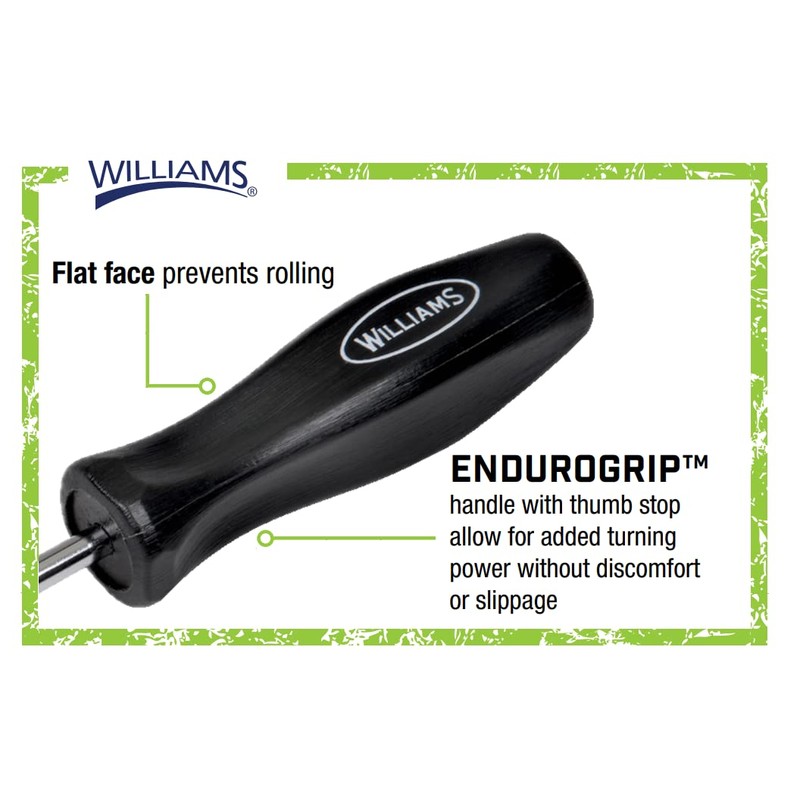 Williams JHWSDR-26 Endurogrip Keystone Slotted 5/16 Inch Tip Screwdriver with