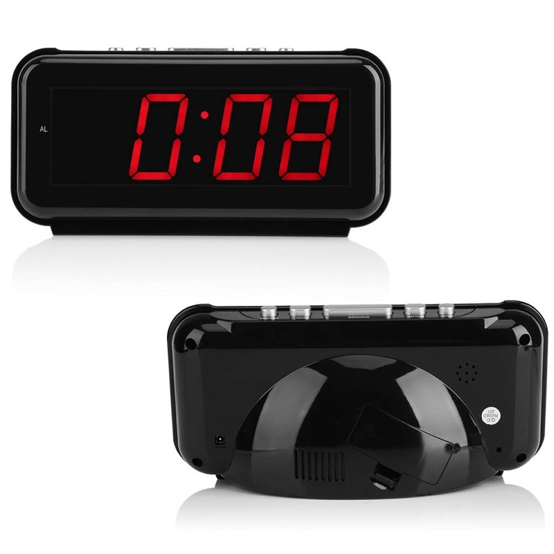 Haofy Electronic Table Digital Alarm Clock Desktop 220 V Large