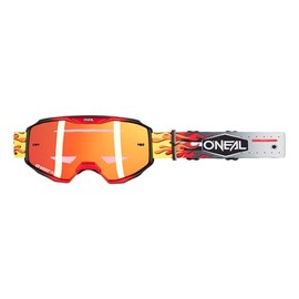O'NEAL B-10 HR Multi Safety Glasses - Red Radiation