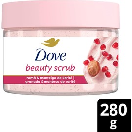 Dove Beauty Scrub Jabón Exfoliante Corporal Granada y Manteca de Karité, 280 g
