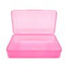 Ykimok Large Capacity Clear Pencil Box, Pencil Case, Plastic Pencil