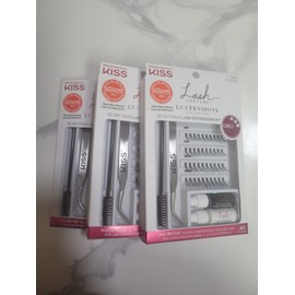 Kiss Lash Couture Luxtensions collection 3D DIY Faux lash Extensions Kit x3