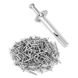 QWORK Hammer Drive Nails in Anchor, 1/4" x 1-1/2", (200 per Box)