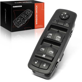 A-Premium Interruptor de ventana eléctrica Master con 2 AUTO compatible con Chrysler Town Country Dodge Grand Caravan 2008-2011 Ram 1500 2500 3500 4500 5500 Journey 2009-2010 Nitro Jeep Liberty 4602533AB