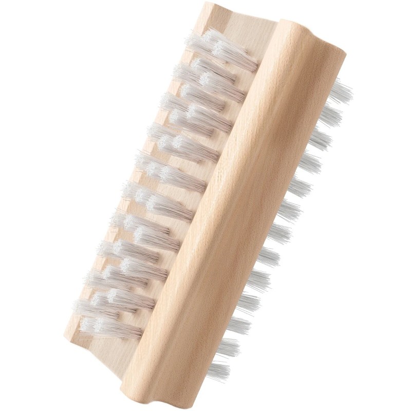 Konex Wooden Nail Brush for Scrubbing, Fingernail Brush Nail Scrub