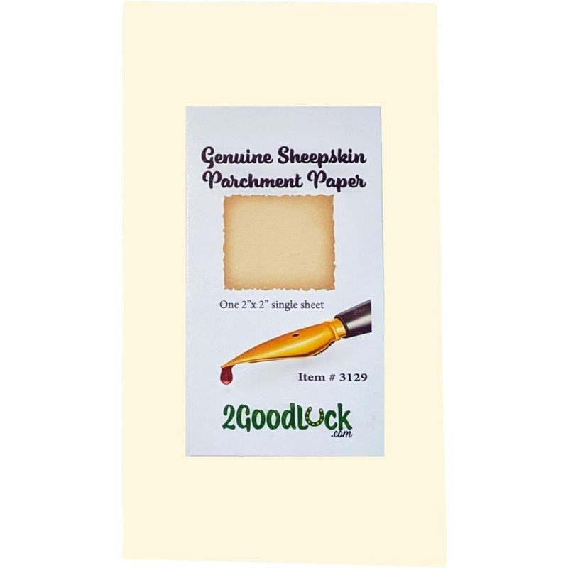 Luchea's Psychic World Sheepskin Parchment Paper - 2" x 2"