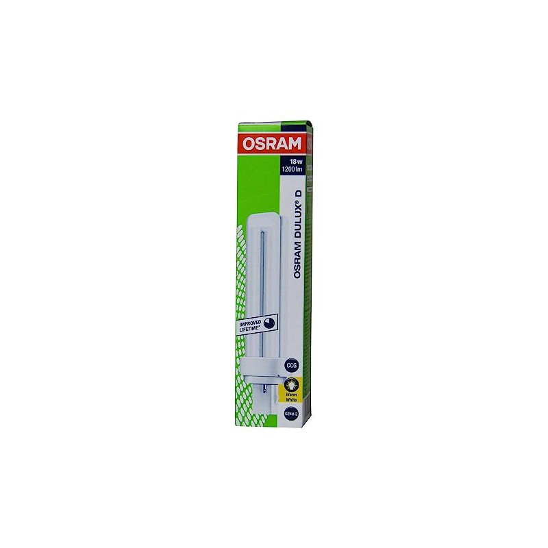 10 Stück Dulux D 18 Watt 830 2P G24d-2 -