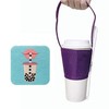 Portable Beverage Cup Foldable Holder Carrier, Tainada Reusable Drink Sleeve