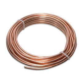 10 Gauge Pure Copper Wire, Solid 2.6 mm Diameter 7 oz 99.9% Dead Soft Copper Wire for Electroculture Gardening, Jewelry Making, Beading, Science Projects, DIY Artwork, Pure Bare Coppers Wire