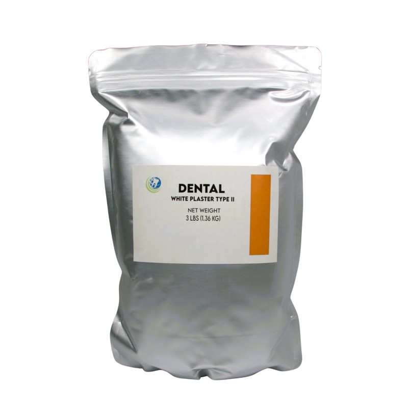 3 LB - White Dental Lab Plaster for Dental Cast