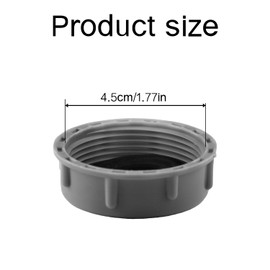 Tabanzhe Kitchen Sink Waste Pipe Blanking Cap-2PCS 45mm Trap Blanking Cap Female Thread Appliance Washer Stop Ends Washing Machine Plumbing Fittings for Sealing Joints Pipes End
