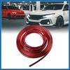 A ABSOPRO 5m Red Chrome Car Interior Exterior Decoration Trim