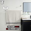 JQK Bath Towel Bar, 33 Inch 304 Stainless Steel Thicken
