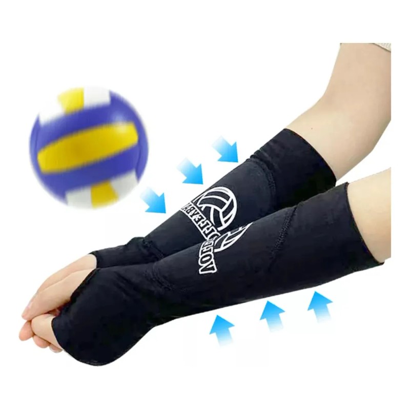 2 Guantes Con Mangas Para Brazo De Voleibol, Protectores