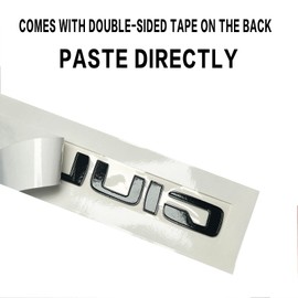 3D Letter Metal Trunk Giulia Silver Logo, for Alfa Romeo Giulia Full Series Trunk Badge Tailgate Letter Sticker Logo Giulia Exterior Accessories