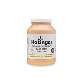 Crema de cacahuate para bebés en alimentación complementaria, sin sal ni azúcar, marca Katingos 1 kg