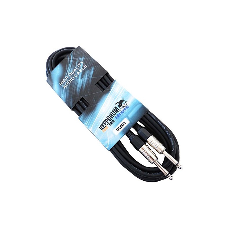 keepdrum Instrument Cable Guitar Cable 6.3 mm Jack (2x GC-004