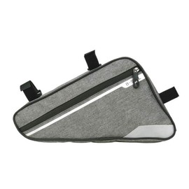 VOANZO Bike Storage Frame Bag, Waterproof Bicycle Triangle Bag Big Capacity Saddle Bag for Road Mountain Cycling 290 x 200 x 50 mm (Gray)