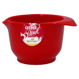 Birkmann Colour Bowls, Mixing and Serving Bowl, Small, 0.5 Litres, Scratch-Resistant, Stable, Sustainable, Red