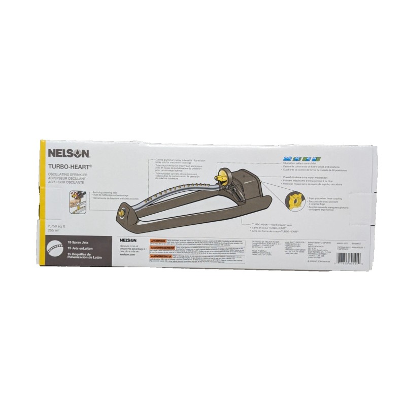 Nelson * NEW * Oscillating Sprinkler * 2750 sq. ft