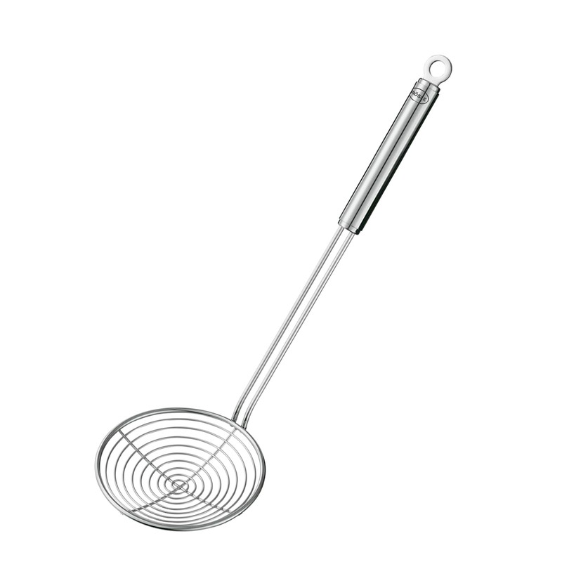 Rosle 95681 Stainless Steel Wire Kitchen Skimmer Ladle with Round