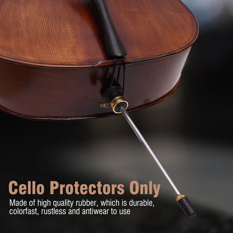 Joyzan Cello Spike Rubber, Stopper Rubber Endpin Protector Tip Replacement