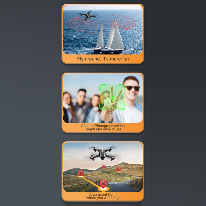 GPS Remote Control Drone with Camera 4K Dual Camera 5GWIFI