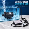 DC60G-24120A-1 24V Brushless Water Pump, 120W Adjustable 3800 LPH Flow,