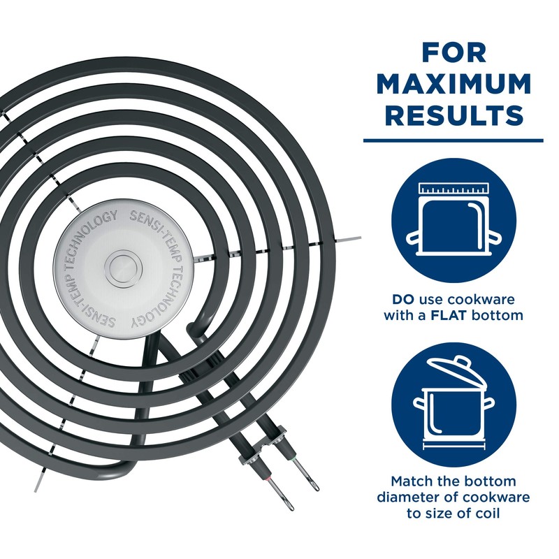 ELECTRIC RANGE BURNER ELEMENT SENSI-TEMP COIL - 8”