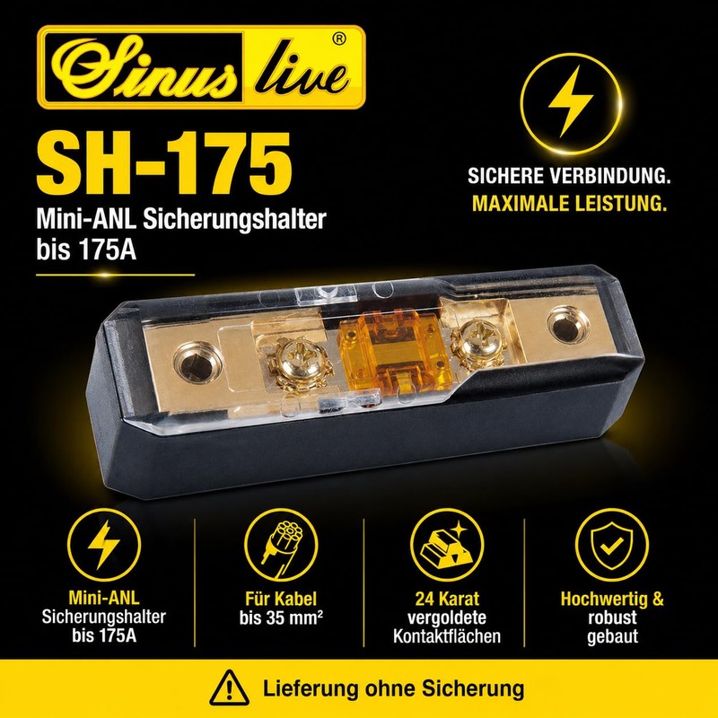 Sinuslive Fuse Holder SH-175 for M-ANL Fuse