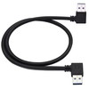AAOTOKK 90 Degree 3.0 A USB Cable Left & Right