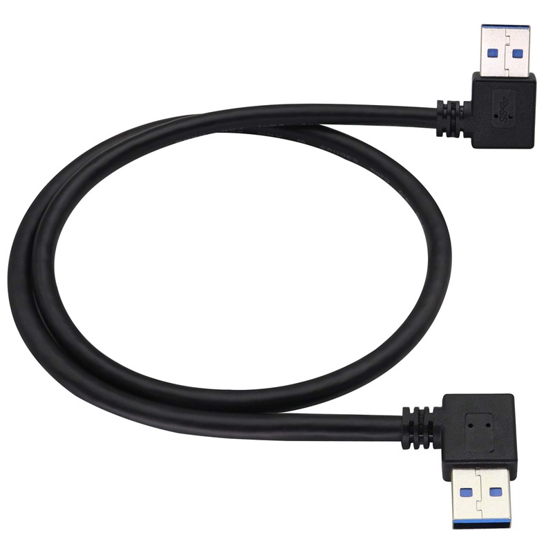 AAOTOKK 90 Degree 3.0 A USB Cable Left & Right