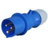 Plug, Free, 240V, 16A, 2P+E, Industrial Mains Plugs & Sockets,