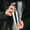 bar@drinkstuff Manhattan Mini Cocktail Shaker 10oz Cobbler Cocktail Shaker, Stainless