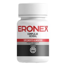 Eronex Complejo Herbal Salud De La Prostata 30 Capsulas Sabor Sin sabor
