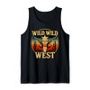 Wild Wild West Costume Funny Outlaw Gunslinger Sheriff Star Tank