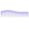 VOCOSTE Wide Tooth Hair Comb Multi-Purpose Tangle Free Plastic Purple