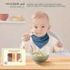 TOFFCAEA Pack of 10 Bibs Baby Absorbent Triangle Scarf, Four