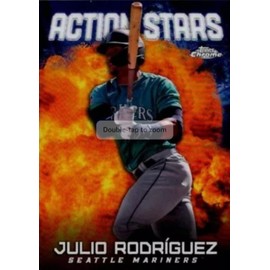 2023 Chrome Update Series Julio Rodriguez Action Stars Mariners Card #ASC-20