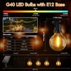 Solar String Lights Outdoor 50ft - 18+1 Shatterproof & Waterproof